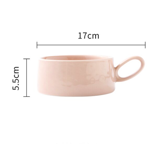 Dinner Plate Set Ceramic Kitchen Plate Tableware Set Food Dishes Rice Salad Noodles Bowl with handle Soup Kitchen Spoon Cook: 001