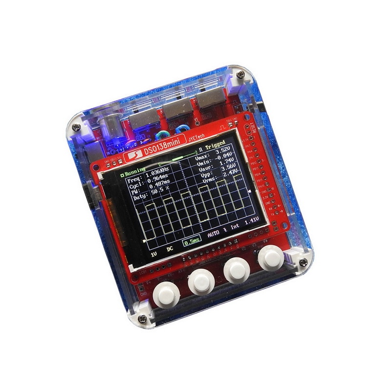 Dso 138 mini digital oscilloskop kit diy læring lommestørrelse dso 138 opgradering
