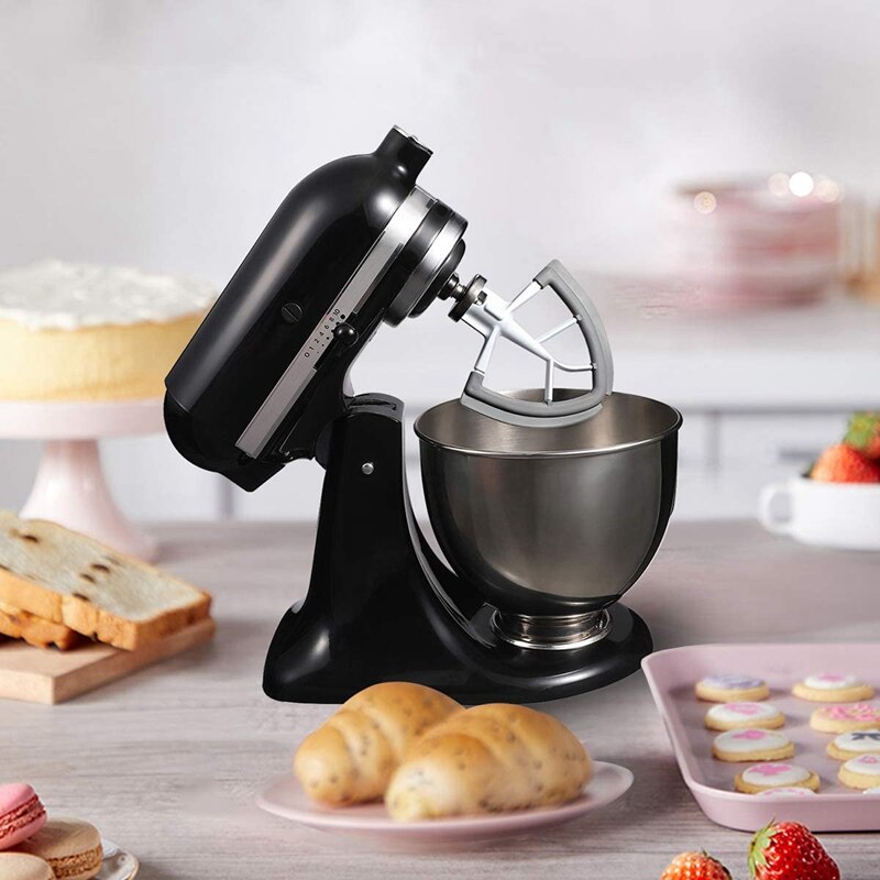 Vervanging Mixer Bijlagen, Rand Klopper Voor Keuken Tilt-Head Stand Mixer, 4.5-5 Quart Platte Beater Blade