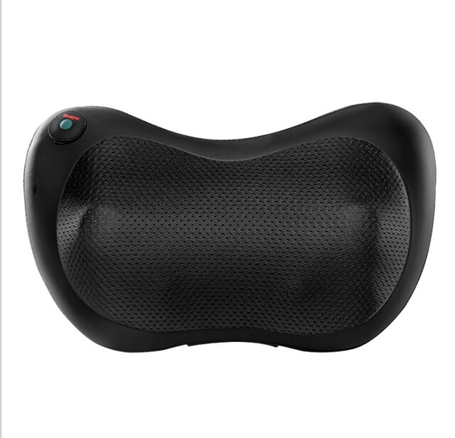 Electric Massage Pillow Neck Back Massager Heat Car Home head massager scalp stress relax neck & back massager with heat: US Plug
