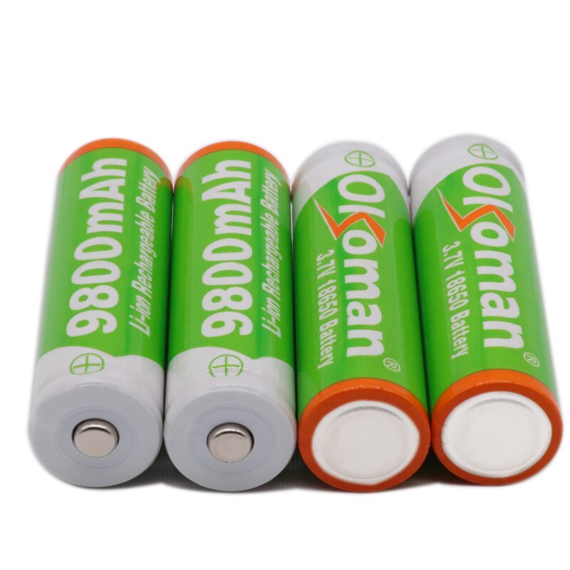 100% Original 3.7v 9800mah 18650 Lithium Rechargeable Battery For battery pack power tool Flashlight batteries