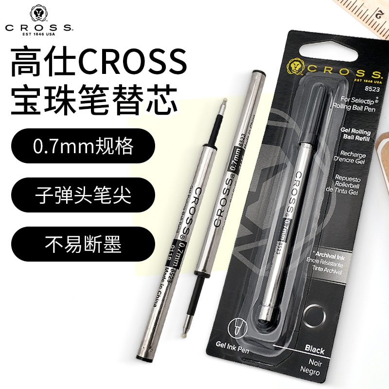 CROSS Replace Refill Roller-Pen Ballpoint Pen Gel Pen Refill - Black - Single Pack 8523 8015 8910 Writing Stationery Accessories