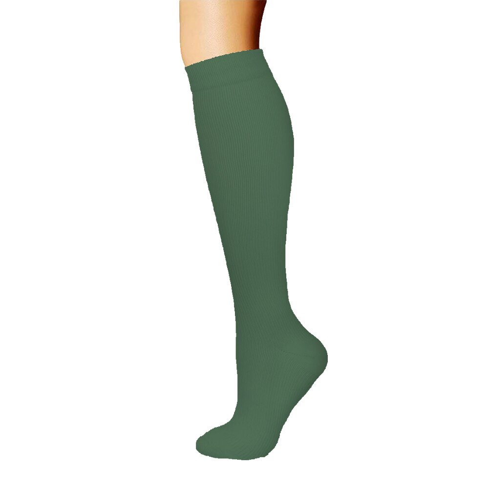 Calcetines de compresión Brothock, medias médicas de nailon para lactancia, calcetines deportivos transpirables para adultos de secado rápido para ciclismo al aire libre: Marrón / LorXL