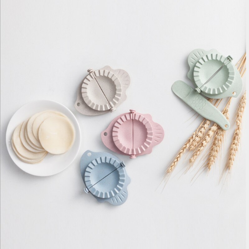 Dumpling Mold For Modeling Dumplighs DIY Dumpligh Maker Tool Wheat Straw Jiaozi Mold For Baking Kitchen Gadgets Accessories