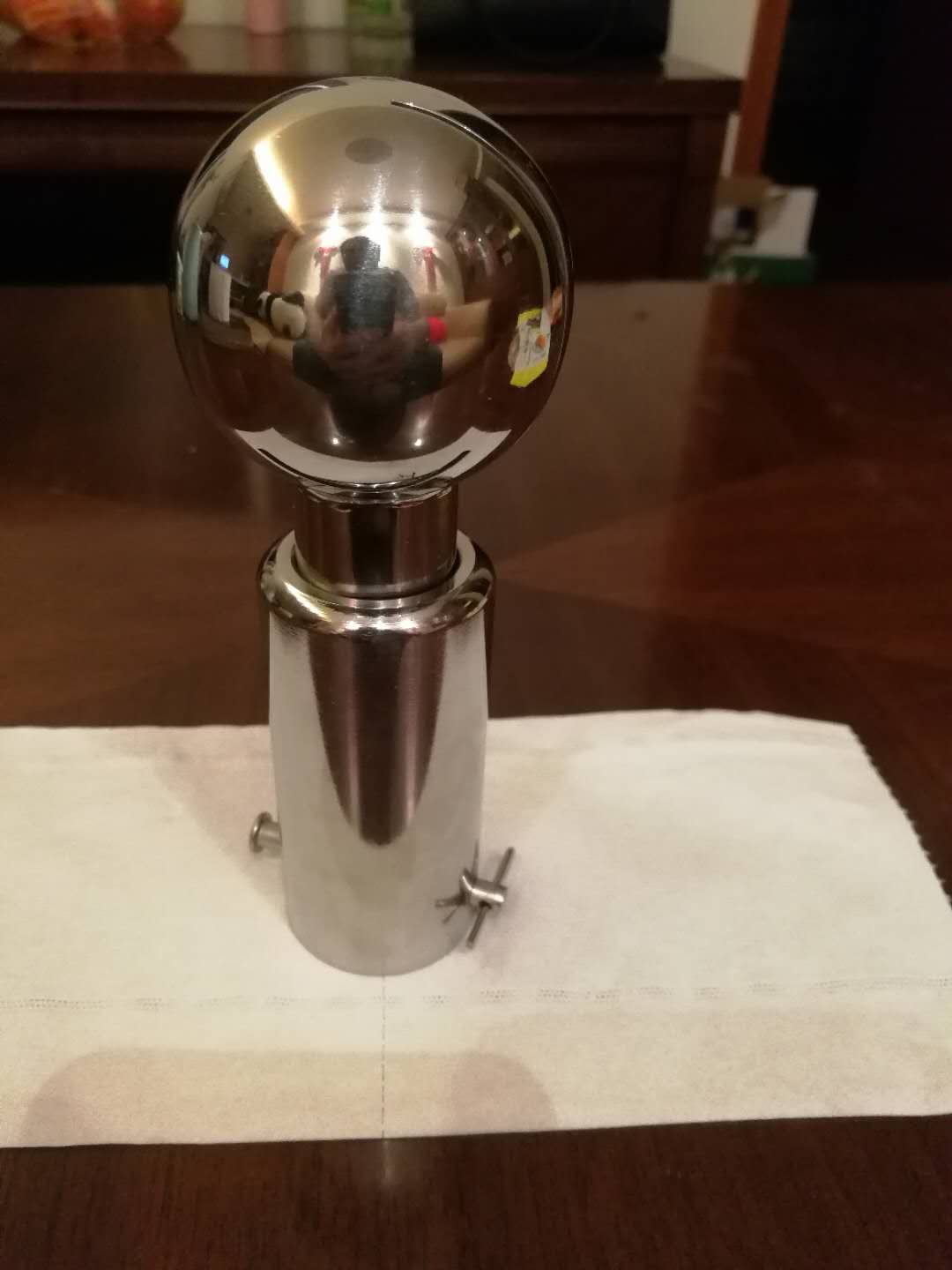 19mm 25mm 32mm 38mm 51mm Rotating Tank Cleaning CIP Nozzle bolt Rotary Stainless Steel Spray Ball For Tank Cleaning Connector