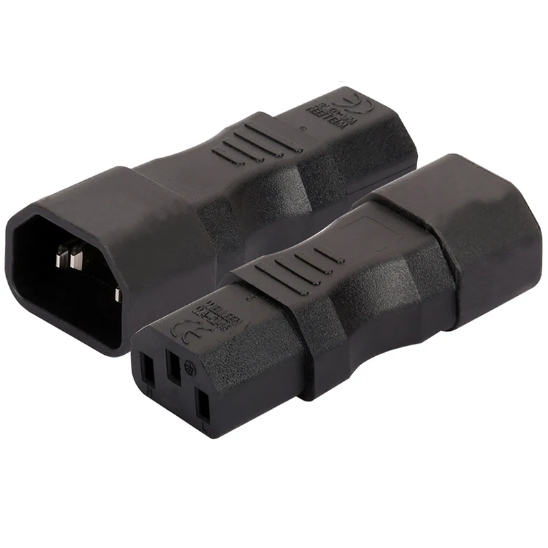Connecteur convertisseur universel IEC320 C13 C14 à C5 C6 C7 C8 C19 C20 C21, prise d'alimentation ue US: bleu foncé