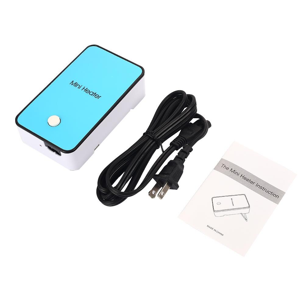 ABS 110V / 220V Living Rooms Mini Electric Heater Economic Heater Warmer Portable Cute Mini Heater Radiator Office Desktop