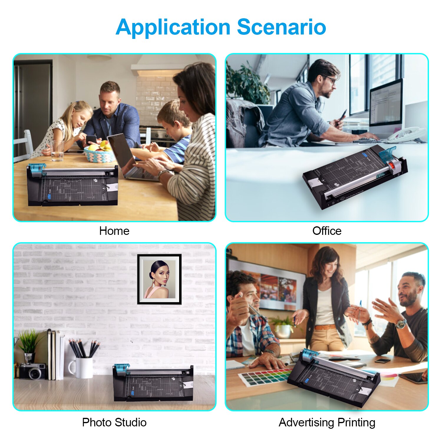 DSB 5 in 1 Papier Trimmer Multi-Funktionale A4 Papier Foto Cutter Gerade Überspringen Welle Punktzahl Ecke Cutter mit 12 Zoll schneiden Länge