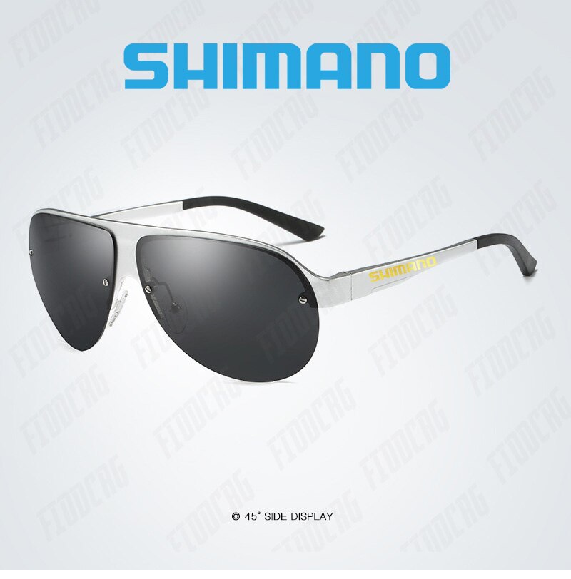 Shimano Outdoor Sport Zonnebril Mannen Gepolariseerde UV400 Spiegel Shades Zonnebril Voor Mannen Mannelijke Vissen Rijden Heren Zonnebril: 22