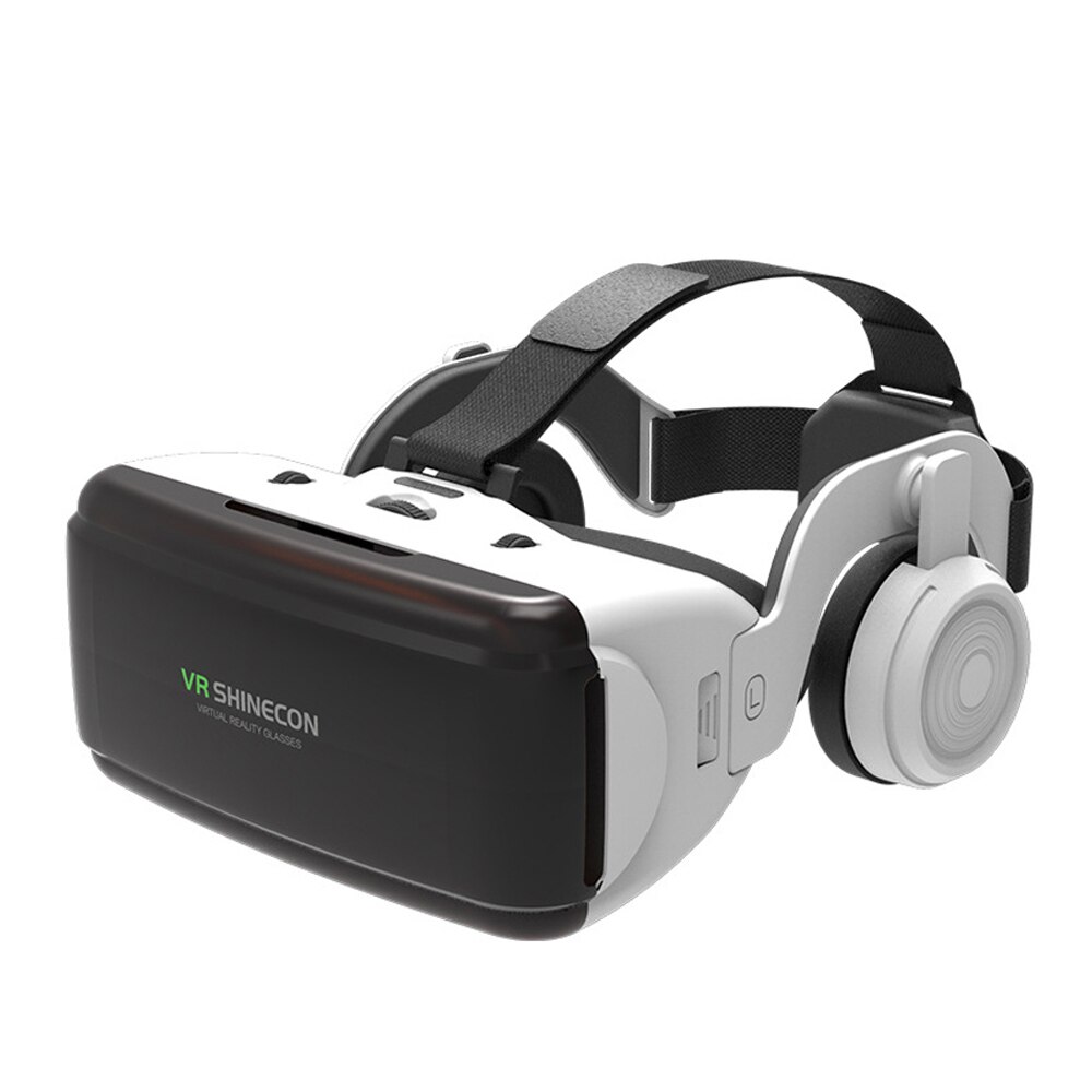 Original VR Virtual Reality 3D Glasses Box Stereo VR Google Cardboard Headset Helmet for IOS Android Smartphone Wireless Rocker: Only G06E