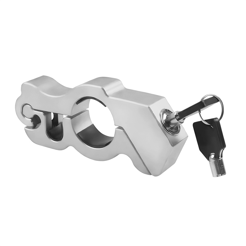 Für GSF 250 600 600S 650 650S 650N 1200 1250 Bandit 650S Motorrad Lenker Schloss Griff Solide schloss Anti Diebstahl: Schwarz