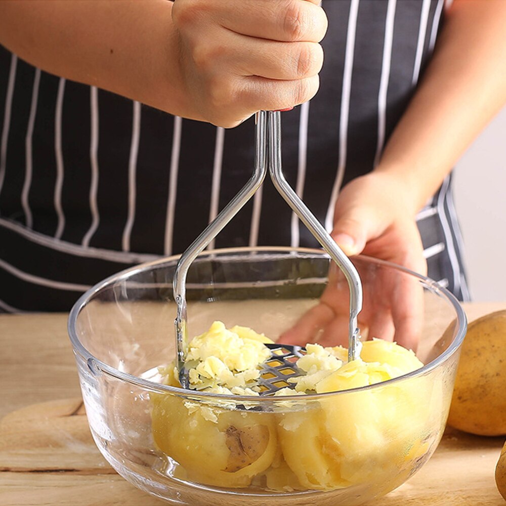 Pressed Potato Masher Ricer Puree Juice Maker Potato Pusher Smooth Mashed Potatoes Mud Crusher Fruit Kitchen Tools