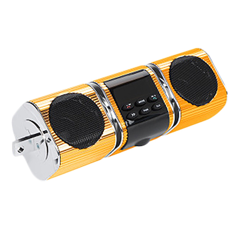 Waterdichte Bluetooth Motorfiets Stereo Speakers Audio Systeem Usb Aux Sd Fm Radio MP3 Speler: Default Title