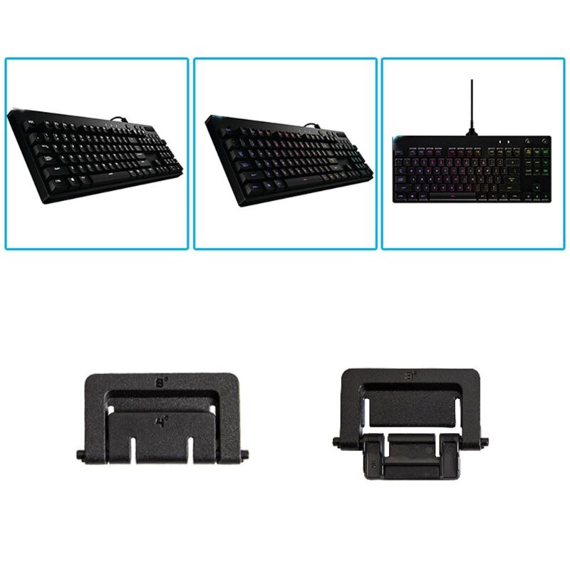 Support de pied de clavier pour logitech G610 G810 GPRO, pièces de réparation de clavier, 2 pièces