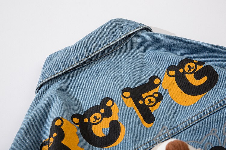 Gradient blå denim jakker streetwear vasket hiphop efterår mænd vintage punk rock farve blok mandlig knap oversize jakke