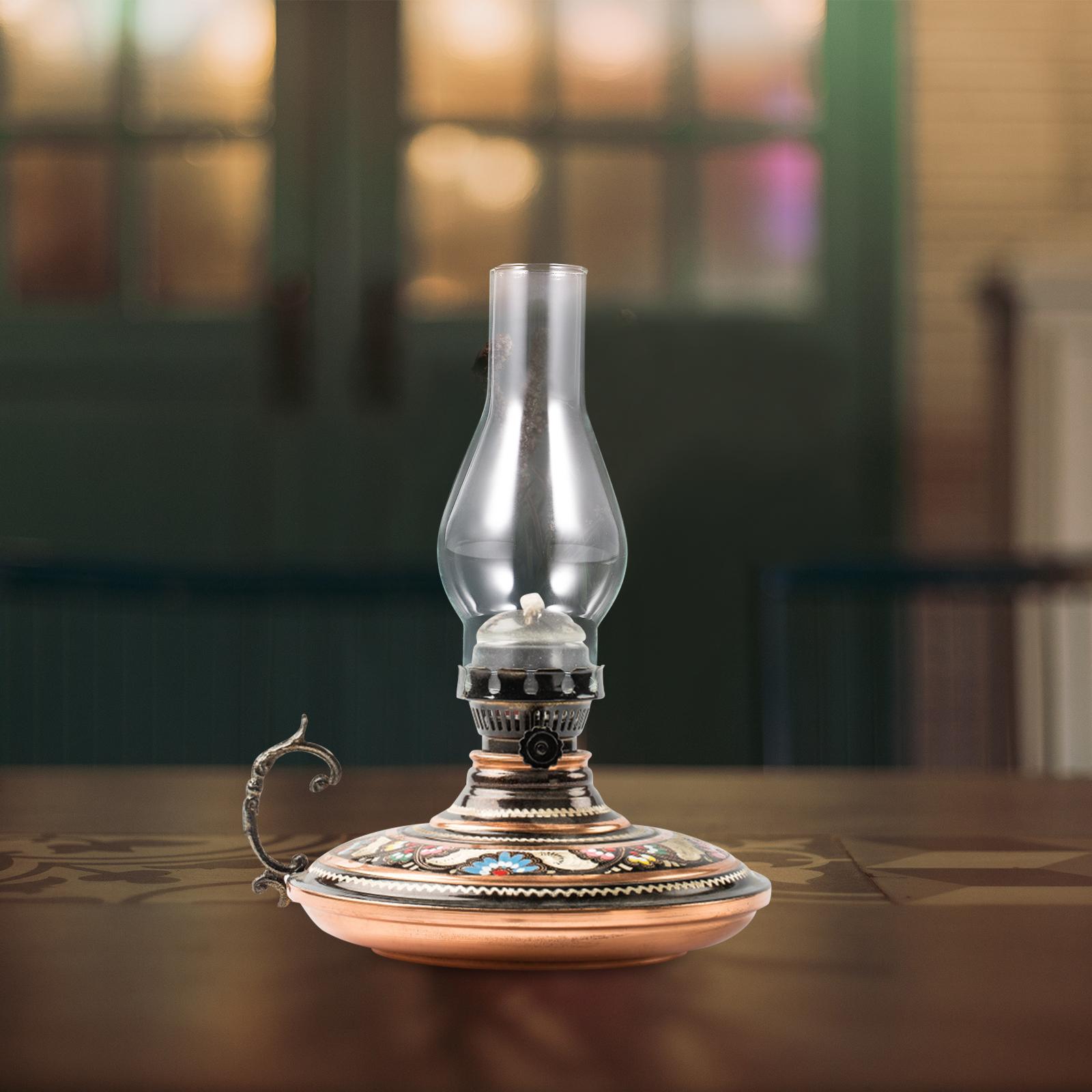 Clear Oil Lamp Shade Kerosene Lampshade Globes Replacement Glass Vintage Transparent