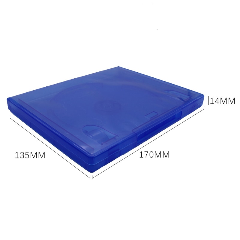 Vervanging Case Voor PS4 Game Disc Spare Blauw Game Blu Ray Box Enkele Cd