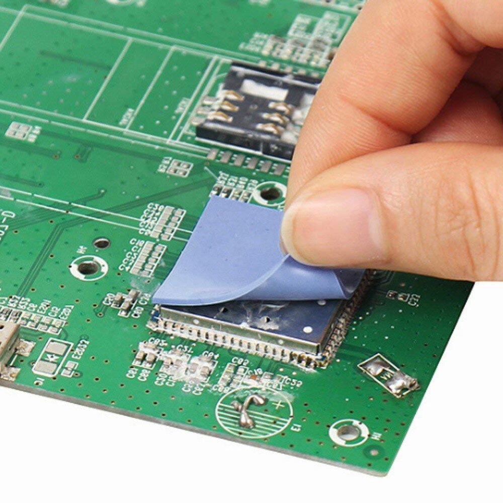 6.0 W/mK GPU CPU Heatsink Cooler Silicone Pad Conductive 100mm*200mm*5mmThermal Pad кулер для компьютера