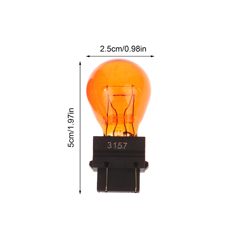 2 sztuk 3157 DC12V 21/5W żarówki samochodowe światła hamowania lampa halogenowa szkło kwarcowe włączony kierunkowskaz światła hamowania lampa cofania