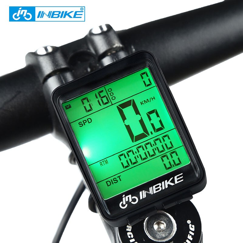Fahrrad Computer Kilometerzähler Professionelle Drahtlose Und Verdrahtete Wasserdichte Fahrrad Computer Speedomter LCD Stoppuhr Tachometer für Fahrrad