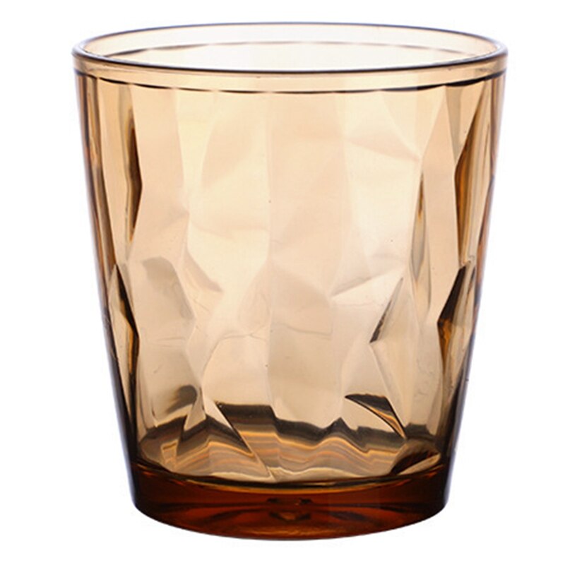 310ML Acrylic Unbreakable Drinking Glasses Water Glass Juice Glasses For Drinking Tea Transparent Kitchen Dining Bar Drinkware: BR