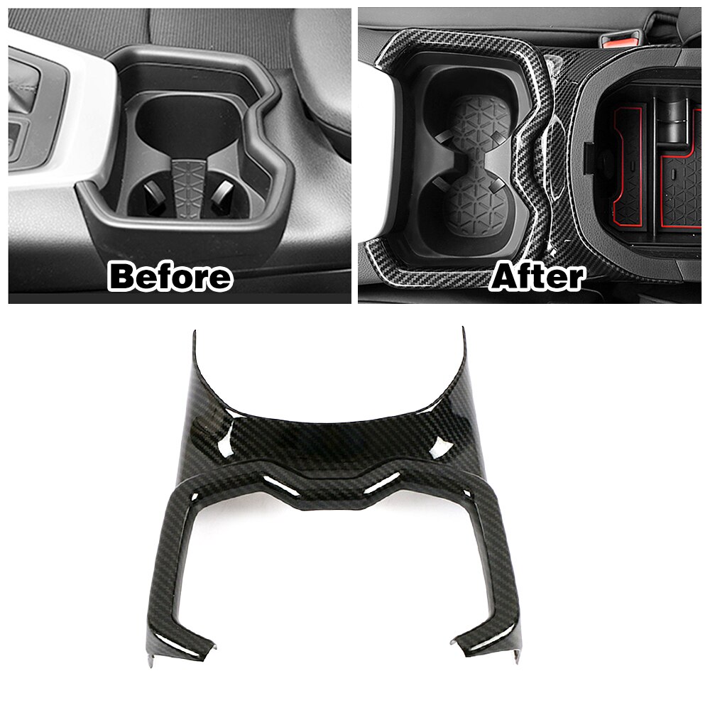 For Toyota Rav 4 Rav4 5 Gen Carbon Fiber Printed ABS Interior Moulding Center Console Dashboard Modify Decoration: Style M
