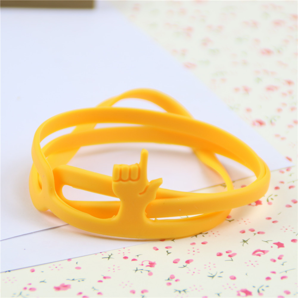 Cute Silicone Finger Pointing Bookmark Book Mark Office Supply Funny