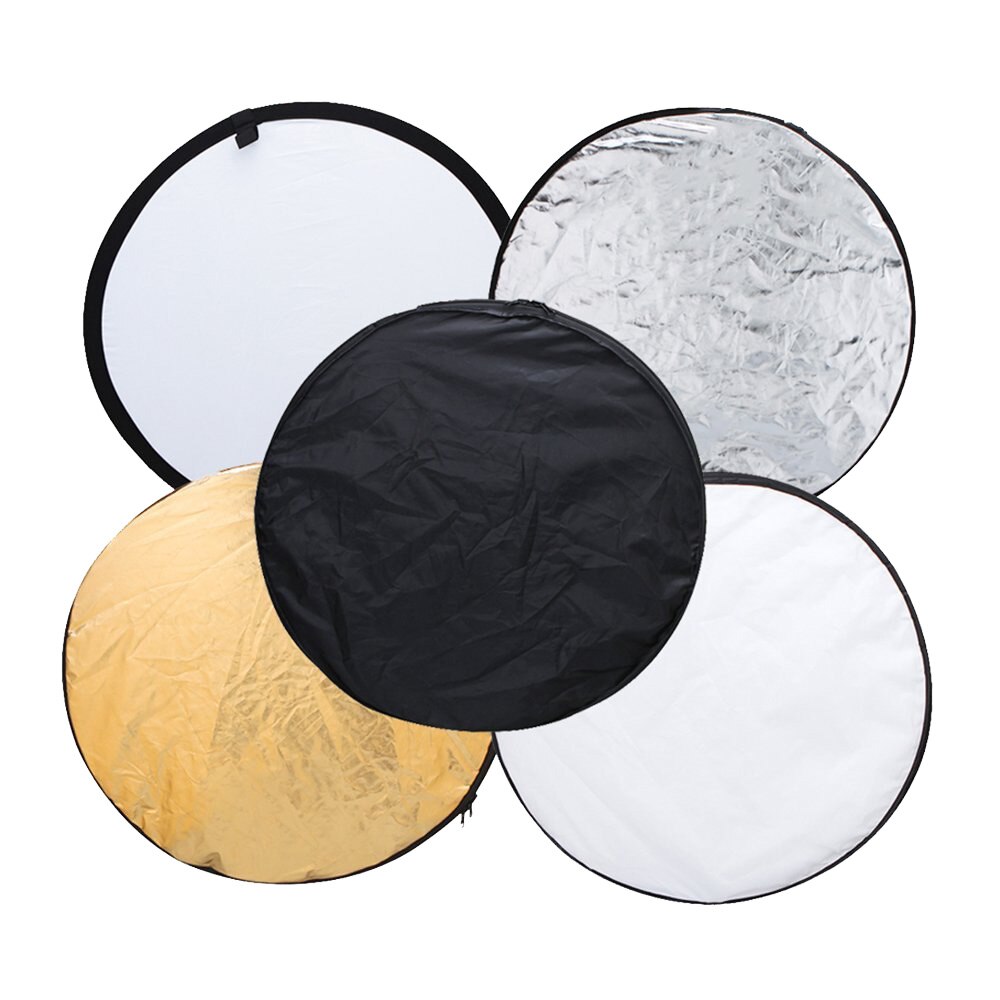 31&quot; 80cm 5 in 1 Portable Collapsible Light Round Photography Reflector for Studio Multi Photo Disc Outdoor studio reflector