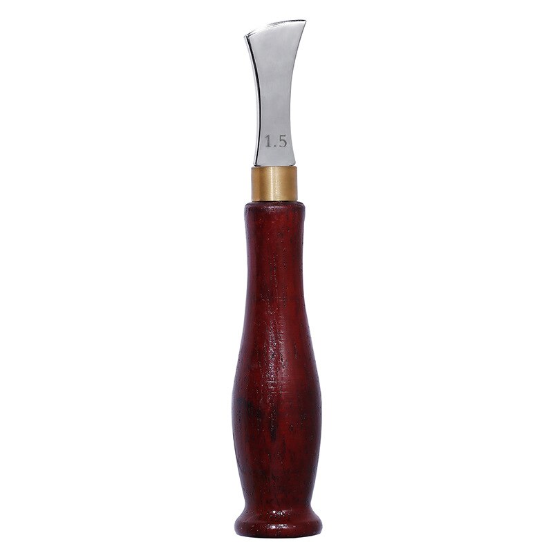 Leather Hemline Leather Hemming Edge Trimmer Fan Shape Trimmer Shallow Groove Trimmer Sector Shape Trimmer Leather Hemline Tools: 1.5mm