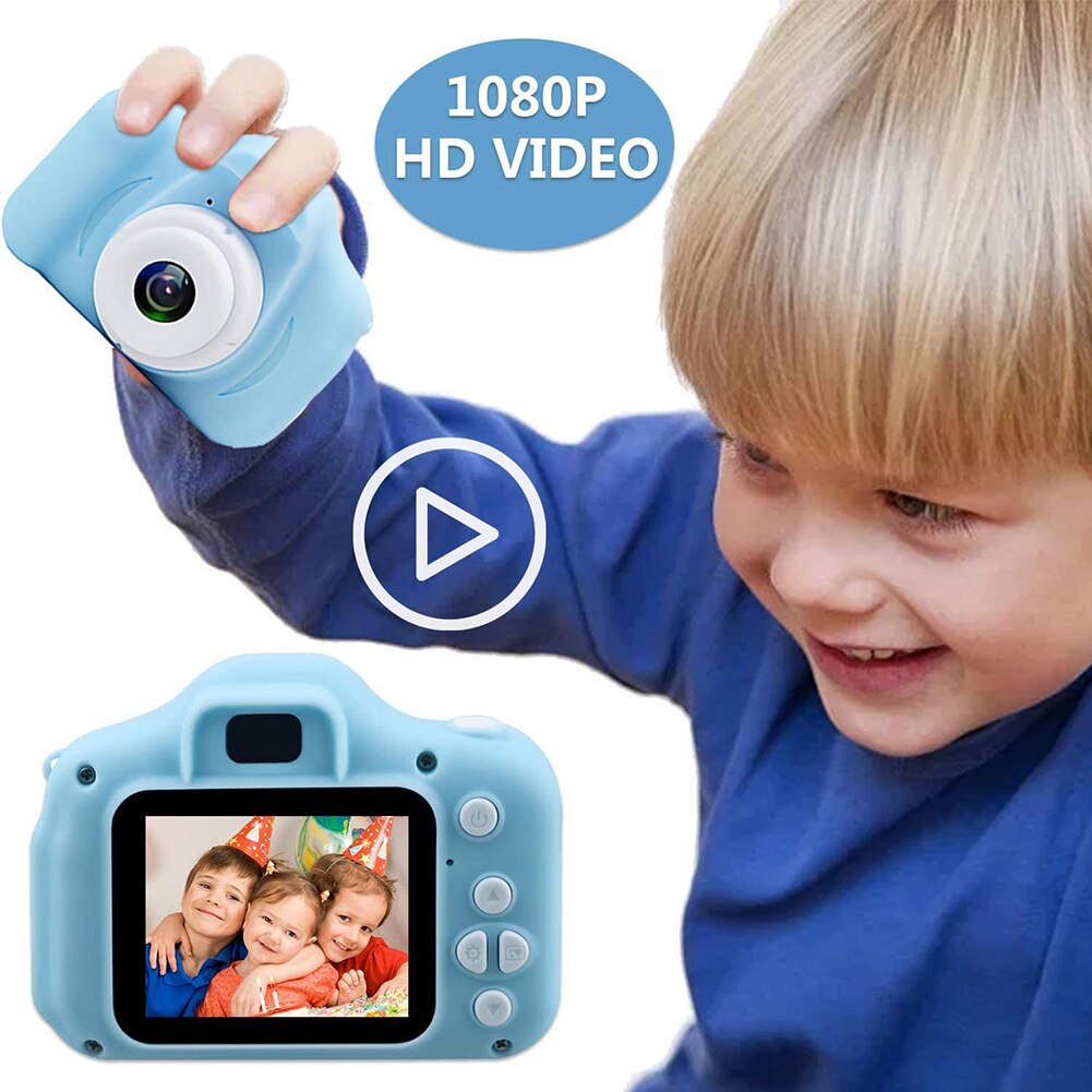 Dual Lens Kids Children Mini Digital Camera + 32GB TF Card USB Card Reader Children Camera With Protective Case Birthday