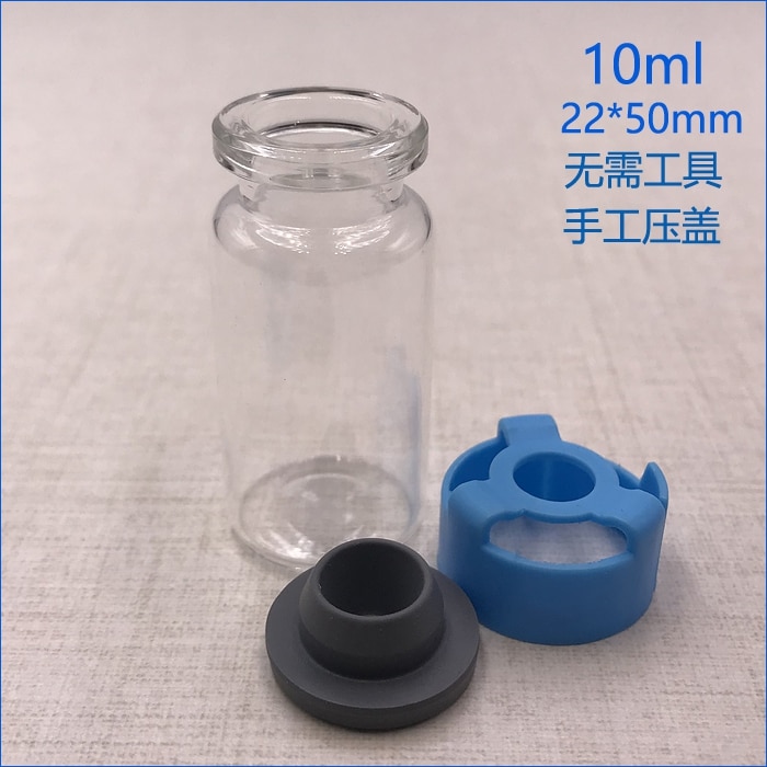 Transparent Essential Oil Bottle Thin Glass Small transparent Perfume Oil Vials Sample Test Bottle lab Sample Bottle with cover
