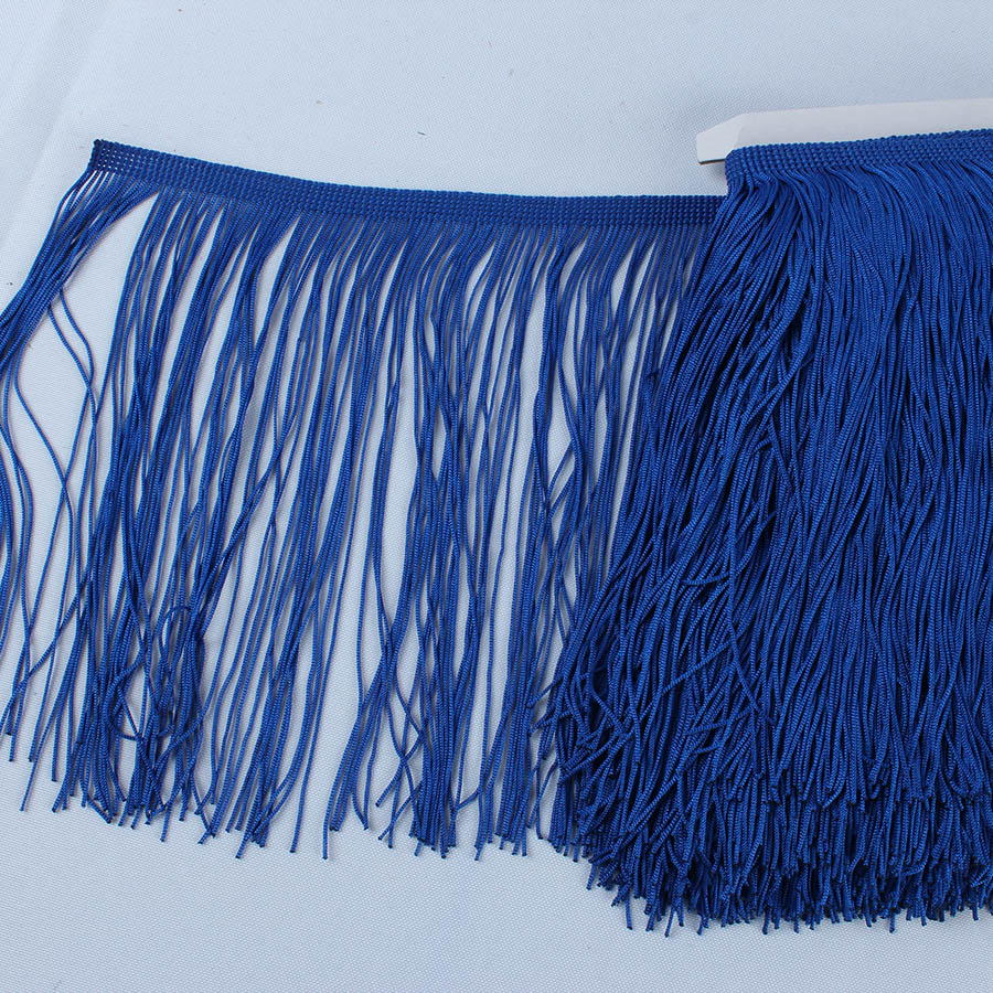 10 Yards/lot Lace Fringe Tassel Polyester Lace Trim Lint DIY Gordijn Latin Jurk Podium Kledingstuk 15 cm/ 20 cm/30 cm Breed