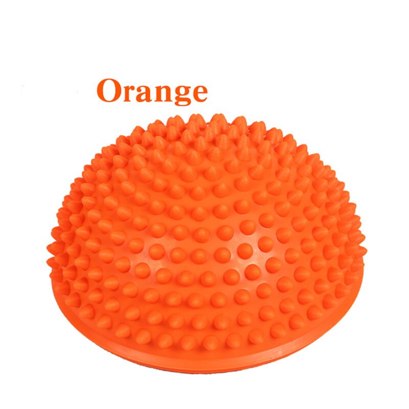 Preskool Kinderen Speelgoed Outdoor Sport Tactiele Massage Bal Opblaasbare Yoga Balancing Halfrond Punt Fitball Brinquedos Juguets: Orange