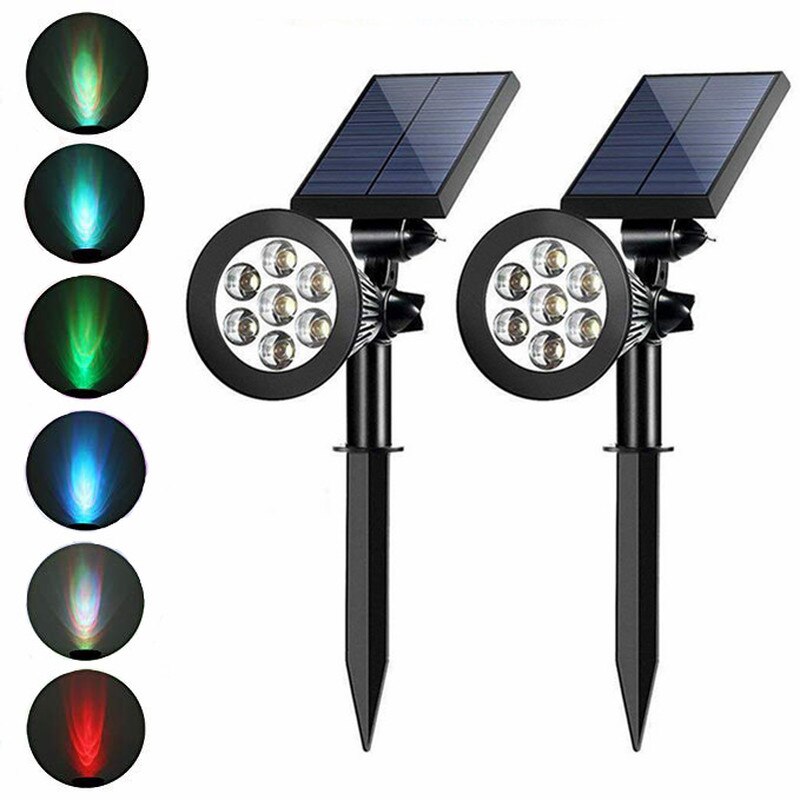 Solar--LED-Licht draussen Solar- angetrieben Scheinwerfer in-Boden Wasserdichte Landschaft Solar- Licht Garten Dekoration draussen Solar- Lampe