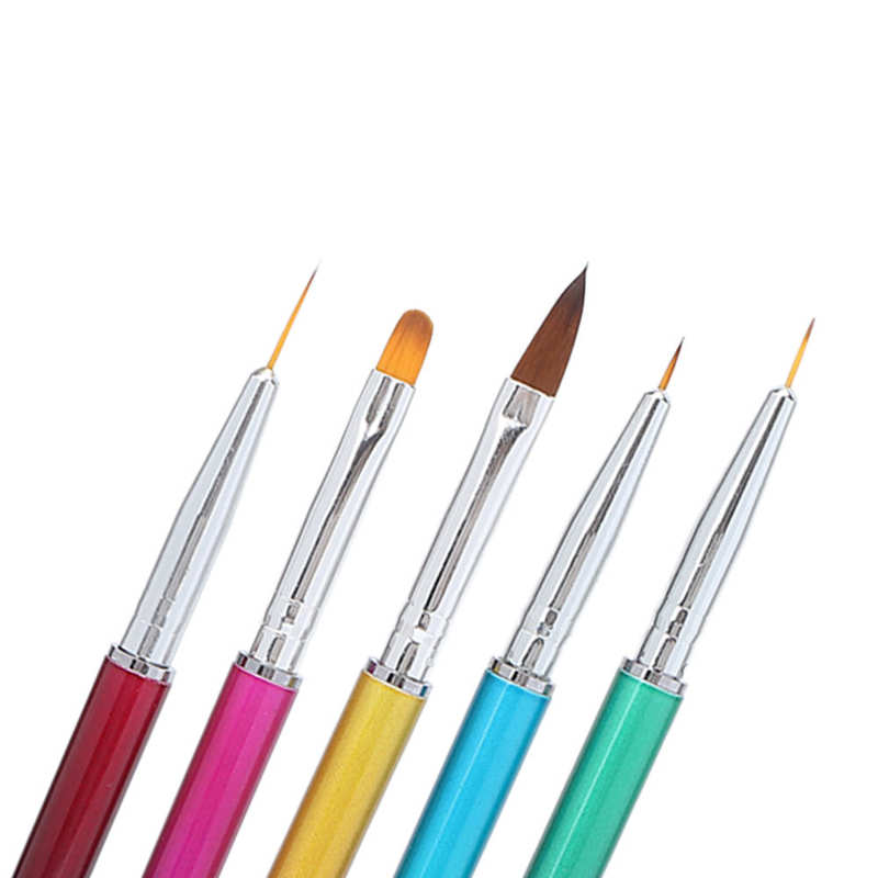 Nail Brushes Double Ended Nail Art Painting Brushes Set for Home for Nail Learners for Salons for Nail Experts