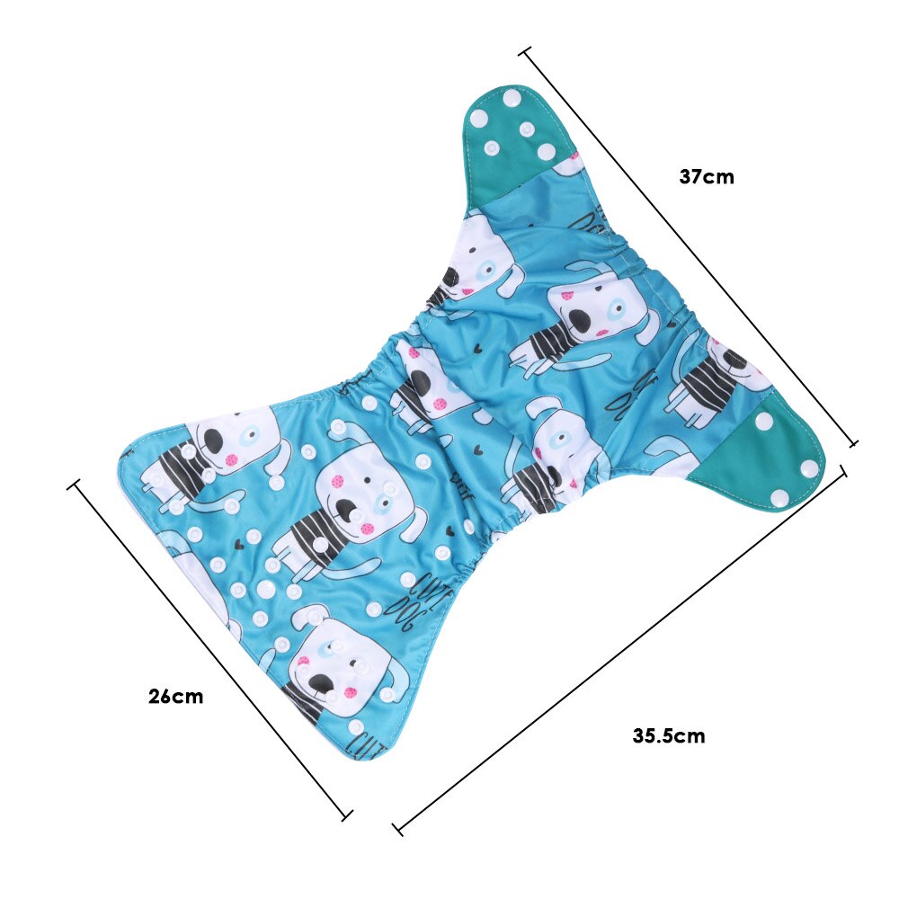 4 Pcs/Set Infant Eco-Friendly Diaper Adjustable Reusable Coffee Fiber Diaper Pocket Baby Nappy Cover Reusable Baby Diapers