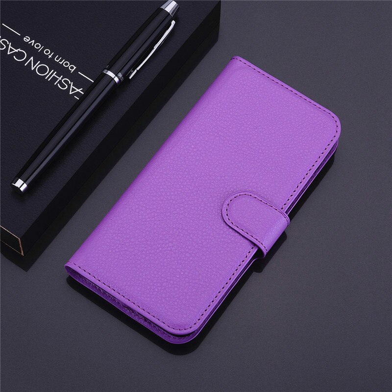 Leather Flip Wallet Case For Samsung Galaxy S5 Neo SM-G903F S5 i9600 G900F GT-I9600 Classic Case For Samsung S5 Mini Cover: For S5   ( S5 Neo ) / Purple