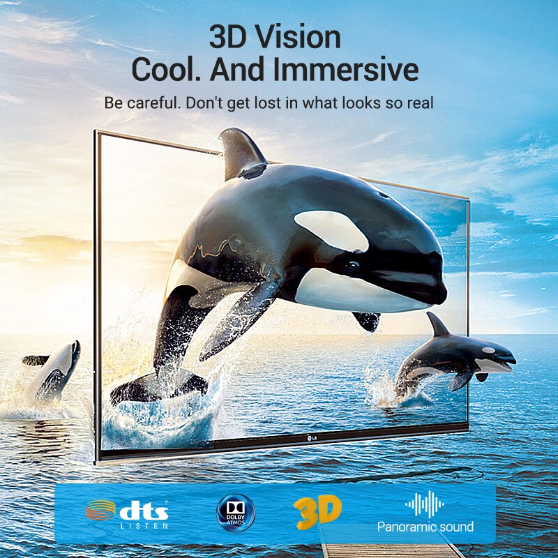 8K @ 60H Hd Kabel 48Gbps 3D Vision Glasvezel Hdmi-Compatibele Adapter Kabel Voor Hdtv box Dvd Projector Computer PS3 PS4