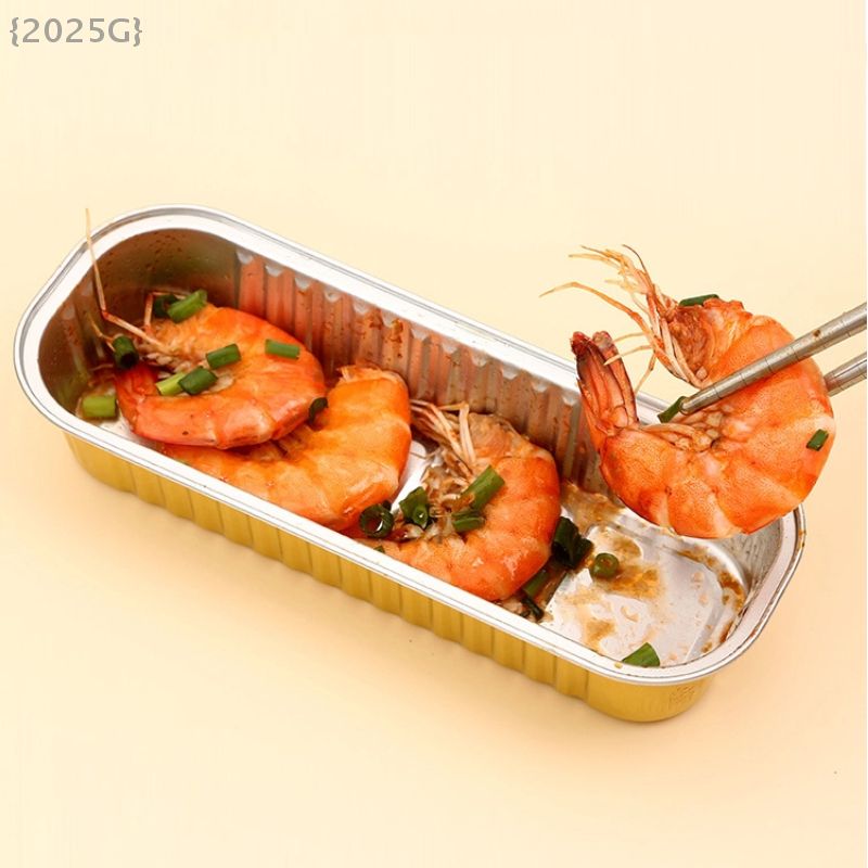 5-teilige Einweg-Pfannen aus Aluminiumfolie, BBQ-Grilltabletts für Luft Friteuse Ofen, antihaftbeschichtete Backdosen, Backzubehör für sterben Küche