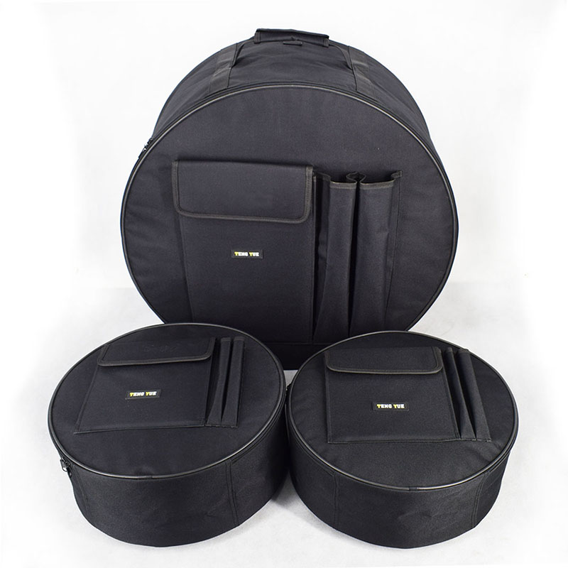 Portable smaller Snare bass drum package bag cover box Dumb drum shoulders backpack black Carrying Case Drums Gig