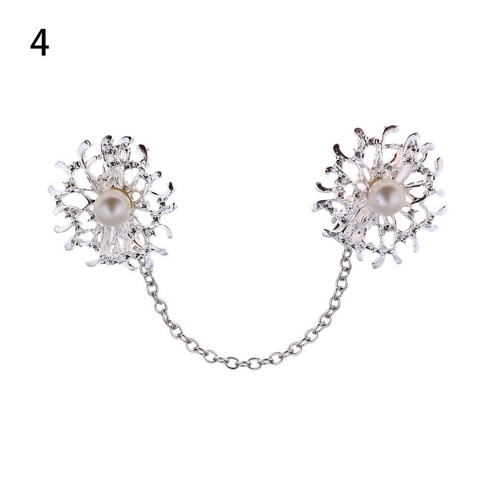 Vest Clip Trui Shawl Clips Keeper Kraag Eend Mond Plated Metalen Clip Houder Garters Accessoires Sieraden: -4