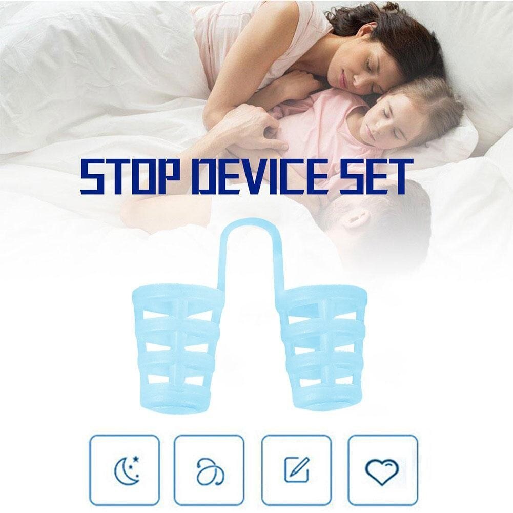 4pcs/set Anti Snore Artifact Nose Clip Snoring Invisible Sleeping Stop Device Snoring Muffler Aid Care Tools Equipments Hea G3V8
