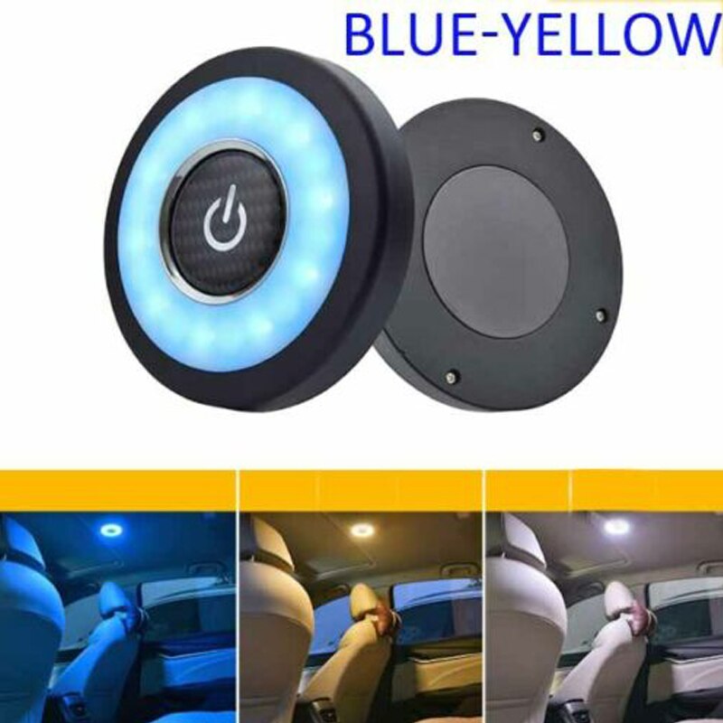 Universele Car Reading Binnenverlichting Usb Charge Dak Magneet Plafondlamp Voor Auto Rv Camper Caravan