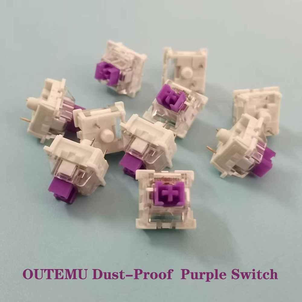 Outemu Blue Switch Mechanical Keyboard Custom Silent Linear Switches RGB Brown Red Key 3Pin SMD Gaming Compatible With MX Switch