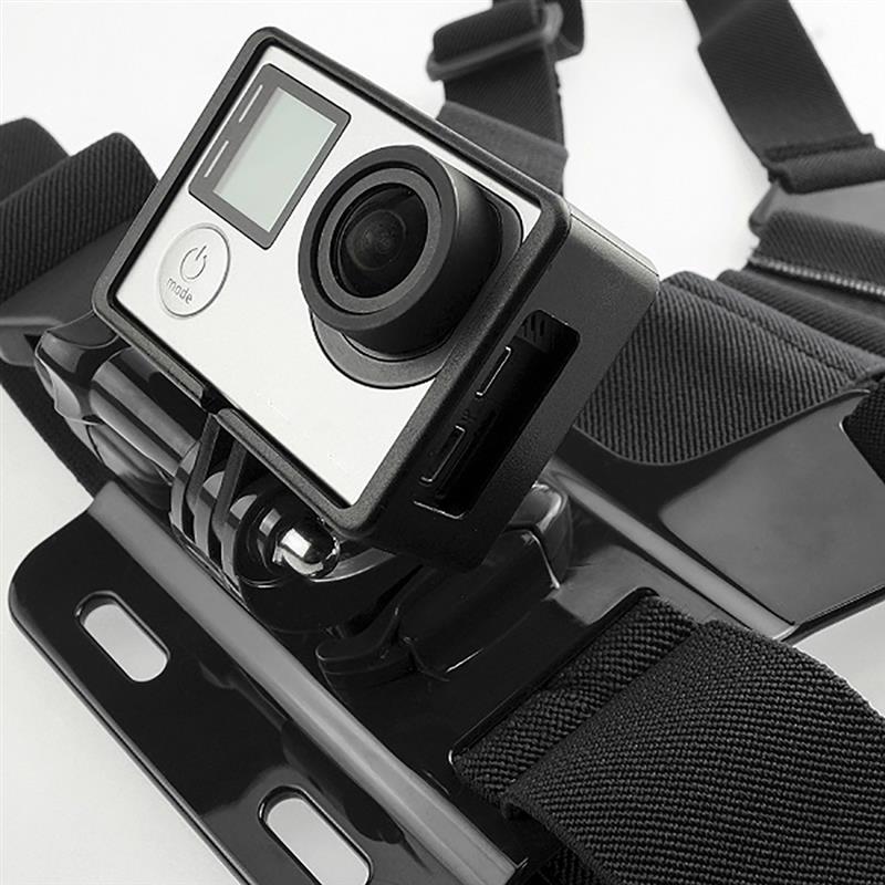 Borst Mount Harness Borst Riem Elastische Action Camera Head Strap Mount Body Harnas