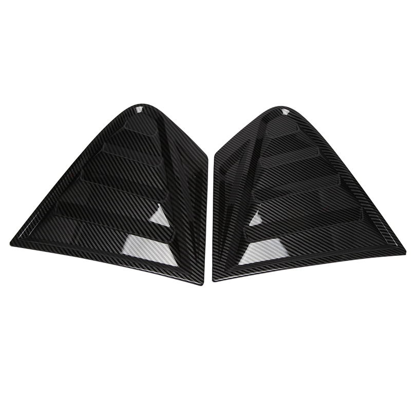 Auto Window Side Lamellen Vent Voor Ford Focus ST-LINE Hatchback Abs Carbon Fiber Stijl Auto Accessoires