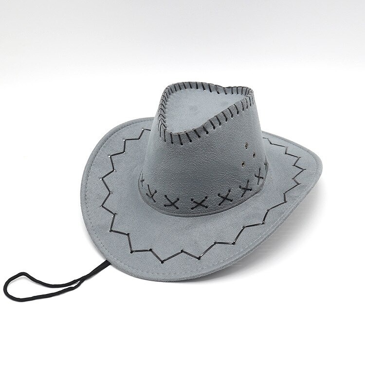 Męnarty kapelusz kowbojski wakacje wędkarskie letni odkryty preria kapelusz przeciwsłoneczny męnarty parasol słomkowy kapelusz: szary 