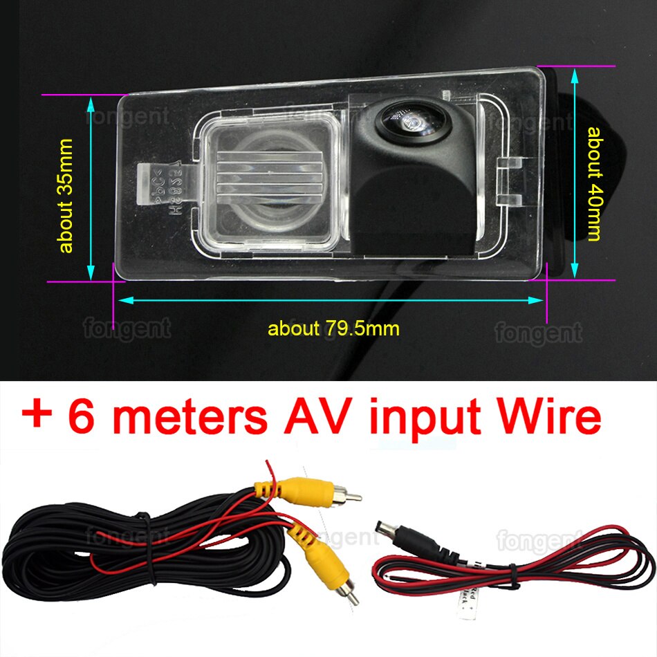 Para Kia Ceed SW. , , , , , , vista trasera de coche vehículo inversa inalámbrica cámara de aparcamiento de vehículos Accesorios: fish eye