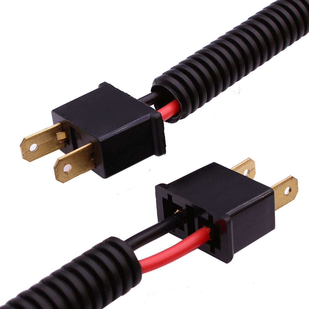 YUNPICAR H7 LED Headlight Wire Harness Connector Socket Adapter Plug Extension