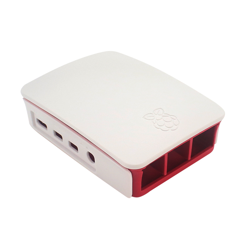 Raspberry Pi 4 Model B ABS Case Plastic Box Black White Shell Classic for Raspberry Pi 4: White